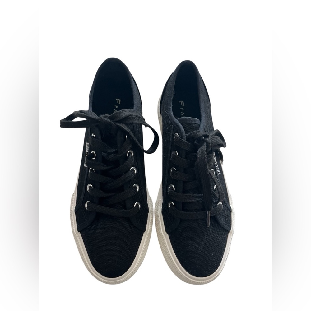 Fabletics First Timer Black Platform Sneaker - Size 8.5